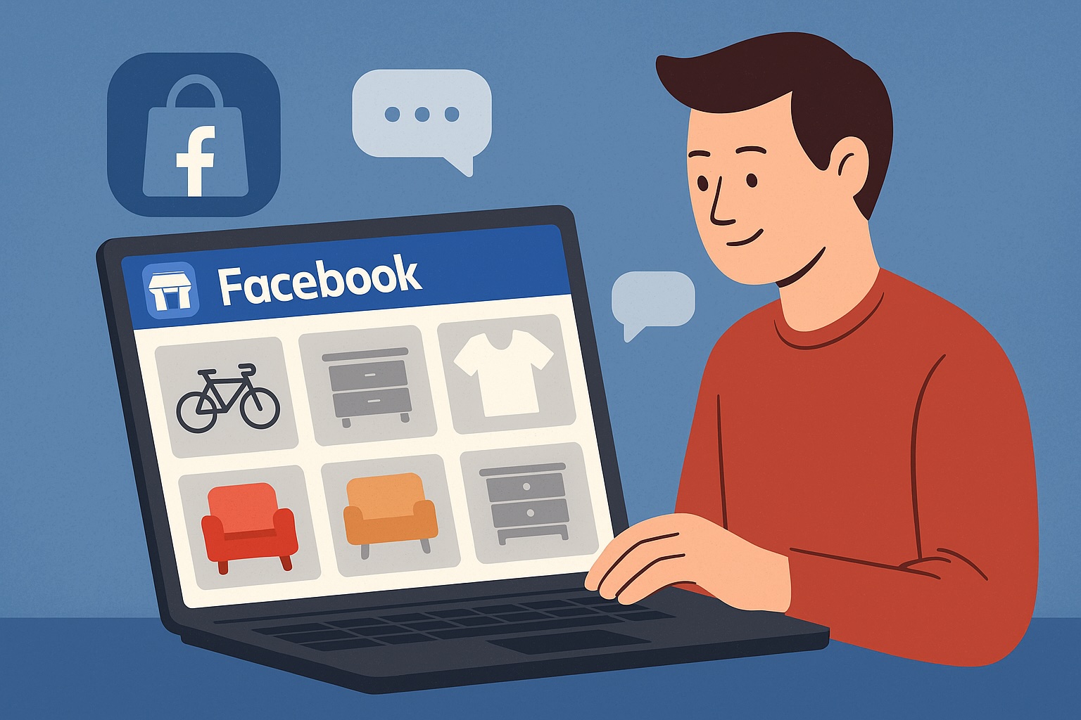 Derfor kan du ikke se Marketplace på Facebook – og sådan løser du det